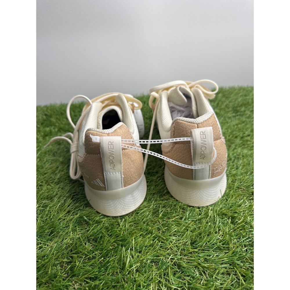 Adidas Adipower Weightlift 3 Shoes Mens 9‎ Womens 10 Off White Pink IH8235 NEW - Picture 3 of 10